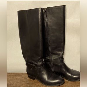 J Jill Dark Brown Leather Boots. Sz 6.5 Worn Once.